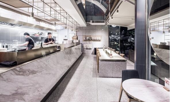 農(nóng)畉LonFood餐廳外走廊效果圖