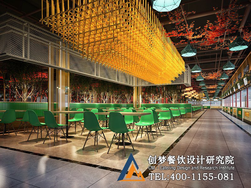 濰坊理工學(xué)院食堂丨齊魯餐廳4800平工業(yè)風(fēng)食堂